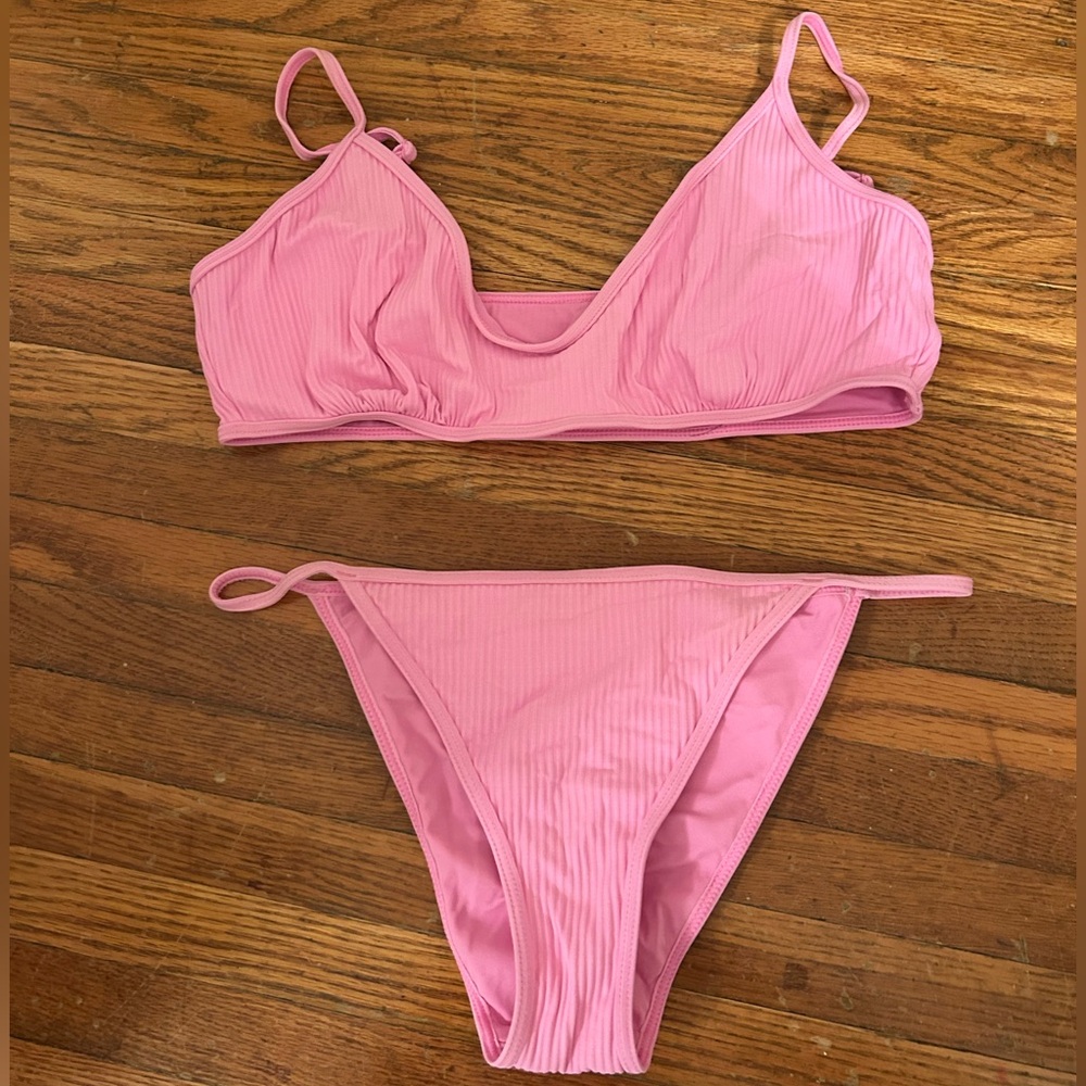 LA hearts bikini in bubble gum pink